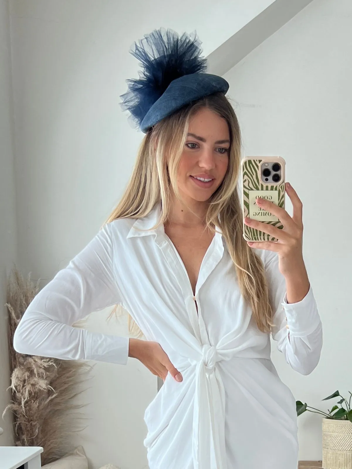 Newmarket Pom Pom Hat in Navy