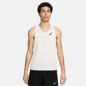 Nike | Men's AeroSwift Dri-FIT ADV Running Singlet - Summit White/Black