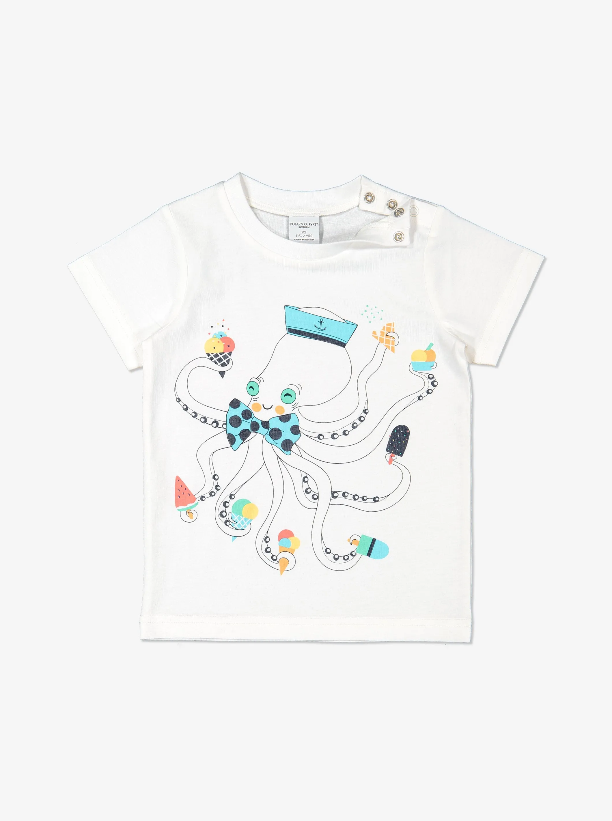 Octopus Print Kids T-Shirt