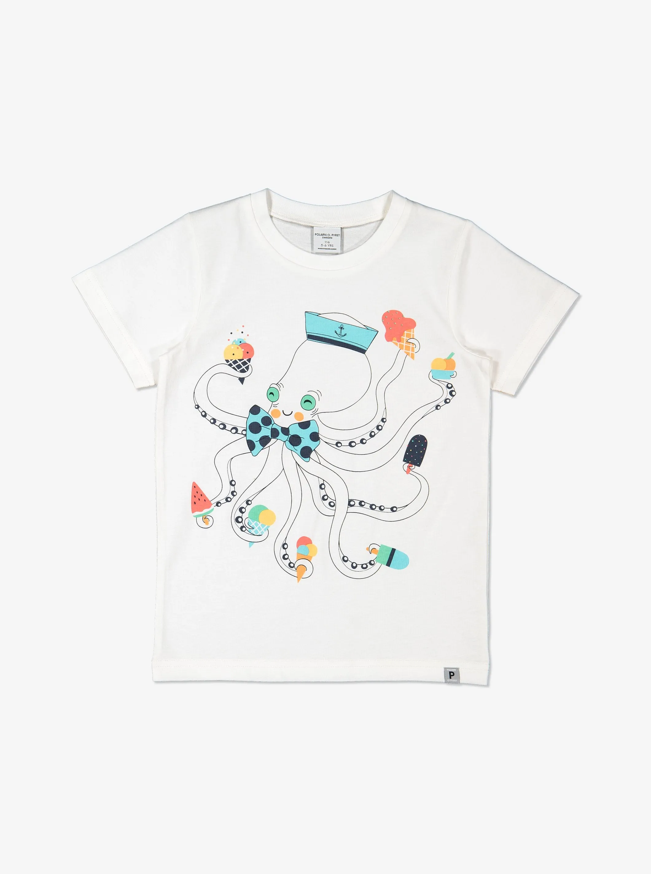 Octopus Print Kids T-Shirt