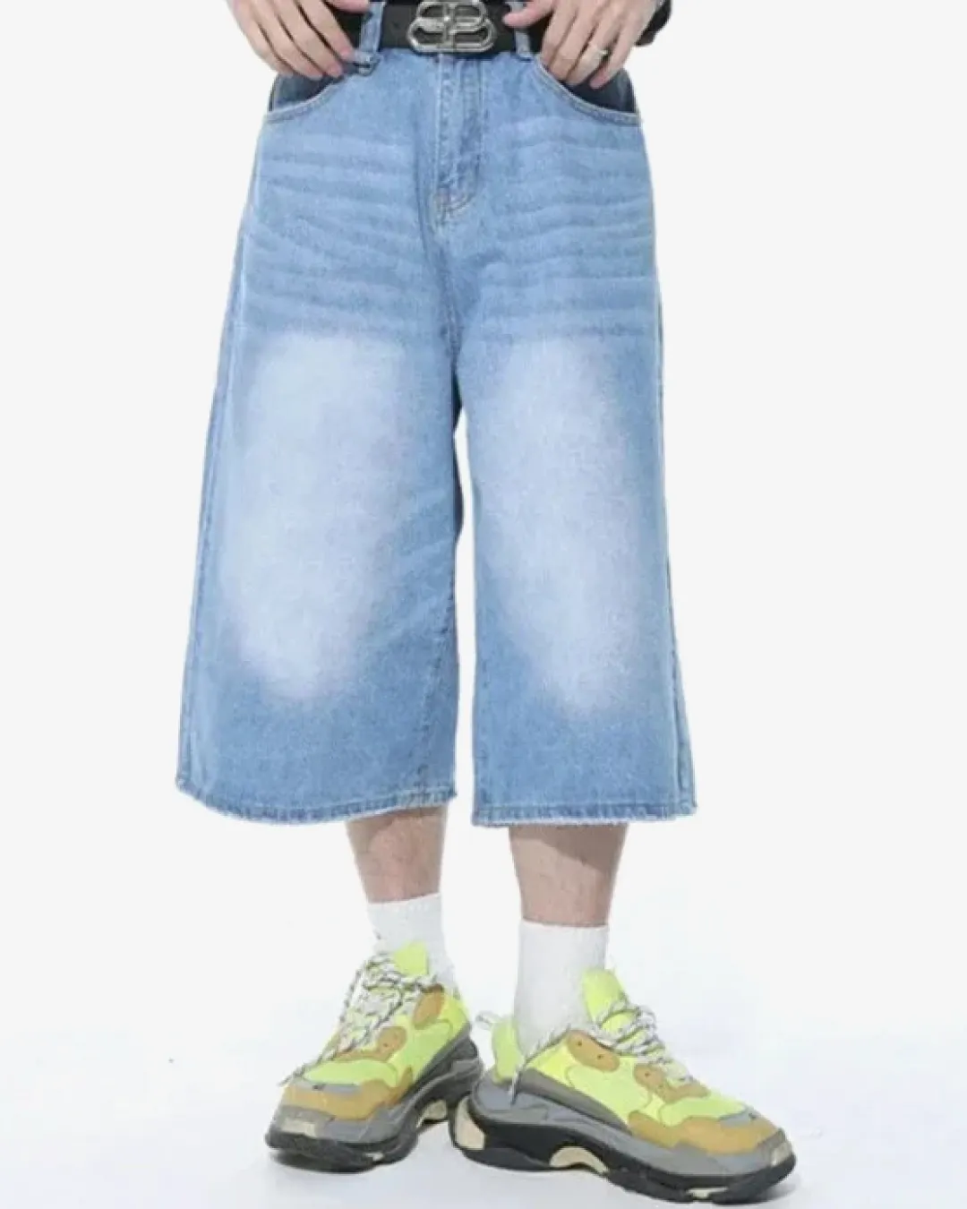 Oversized Denim Jorts