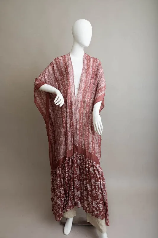 Paisley Tapestry Free Flow Kimono