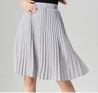 Pleated Chiffon Tutu Skirts with High Waist