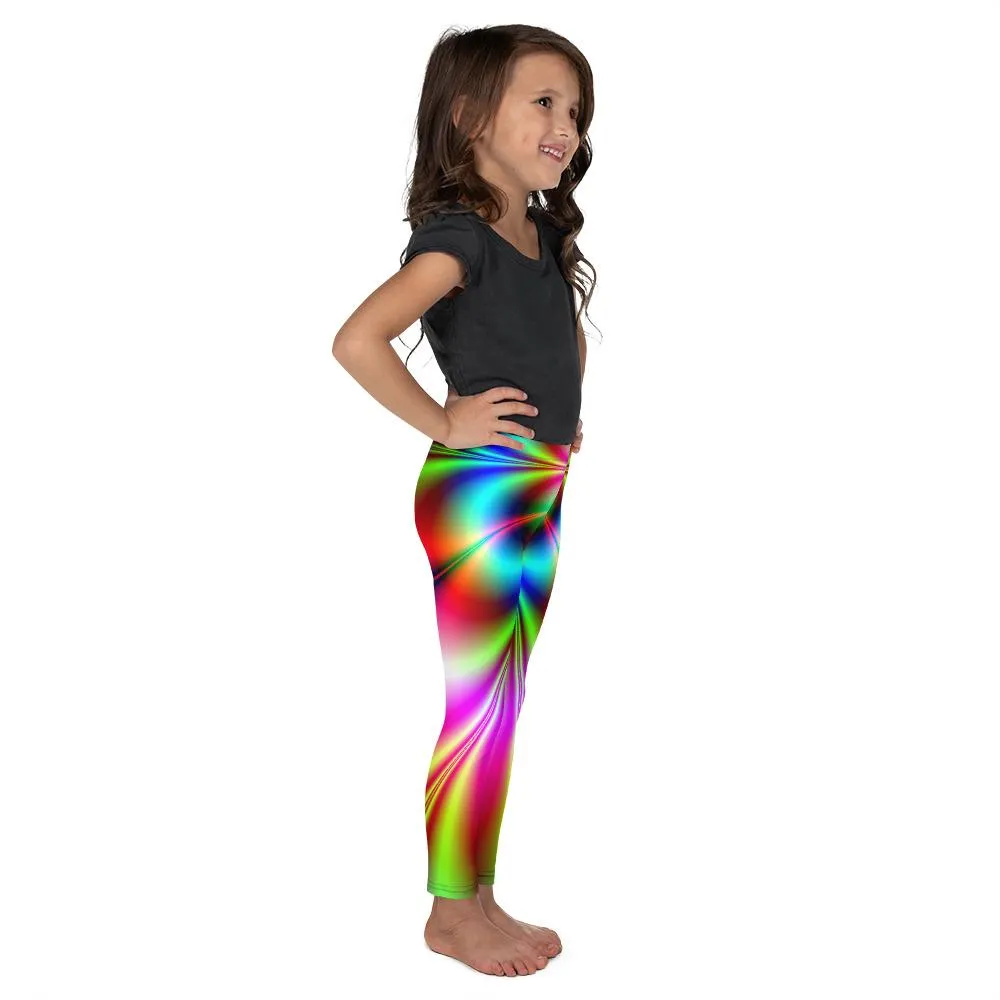 Psychedelic Neon Kid's Leggings