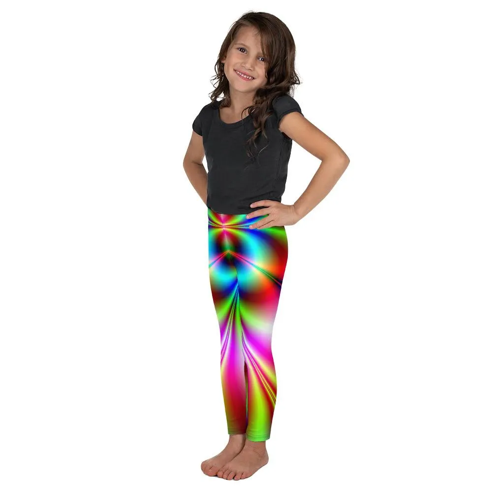 Psychedelic Neon Kid's Leggings