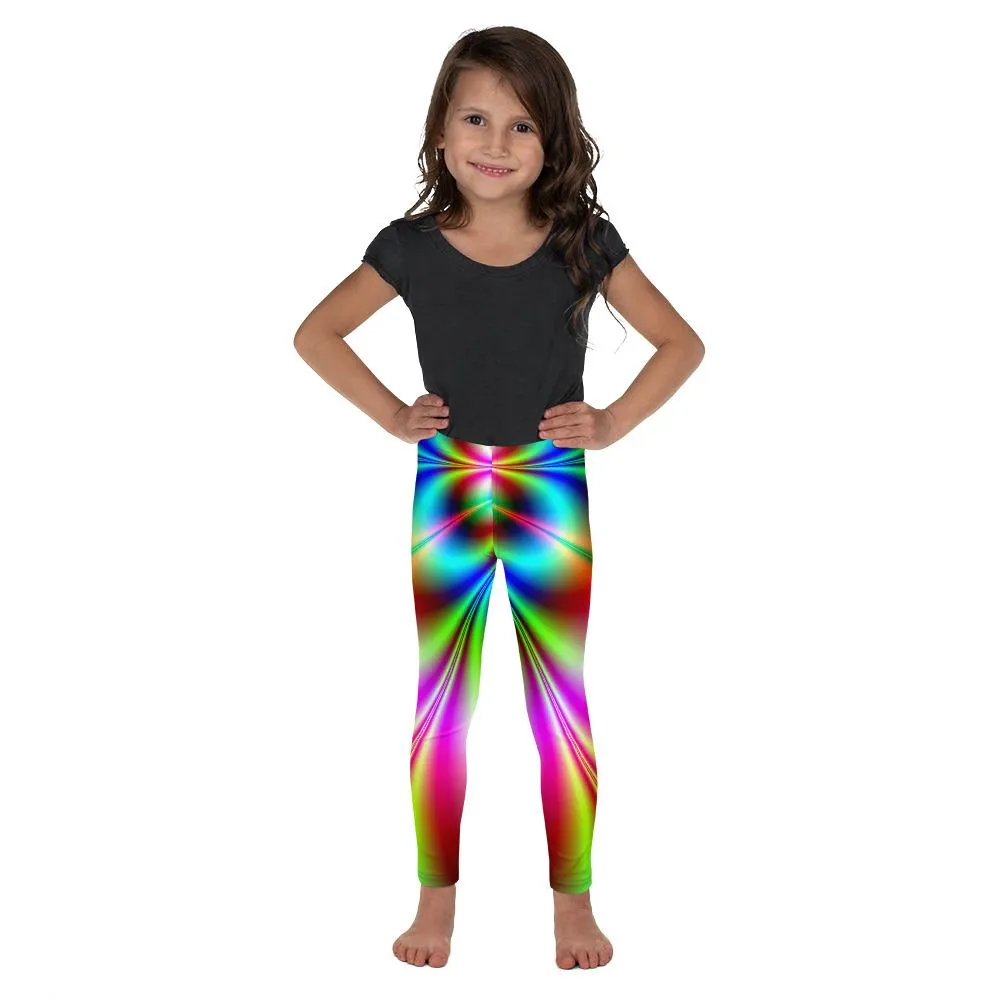 Psychedelic Neon Kid's Leggings