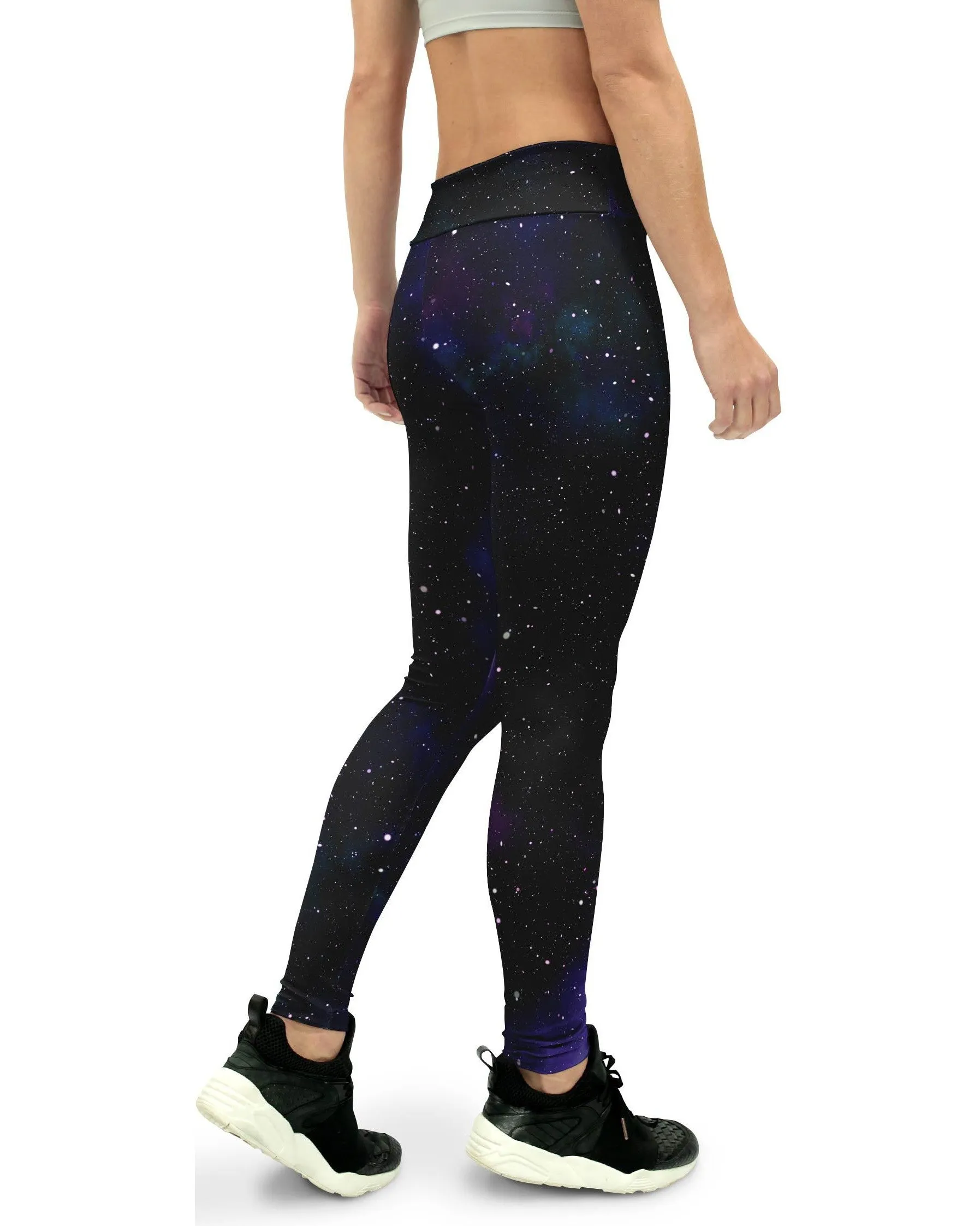 Purple Galaxy Yoga Pants