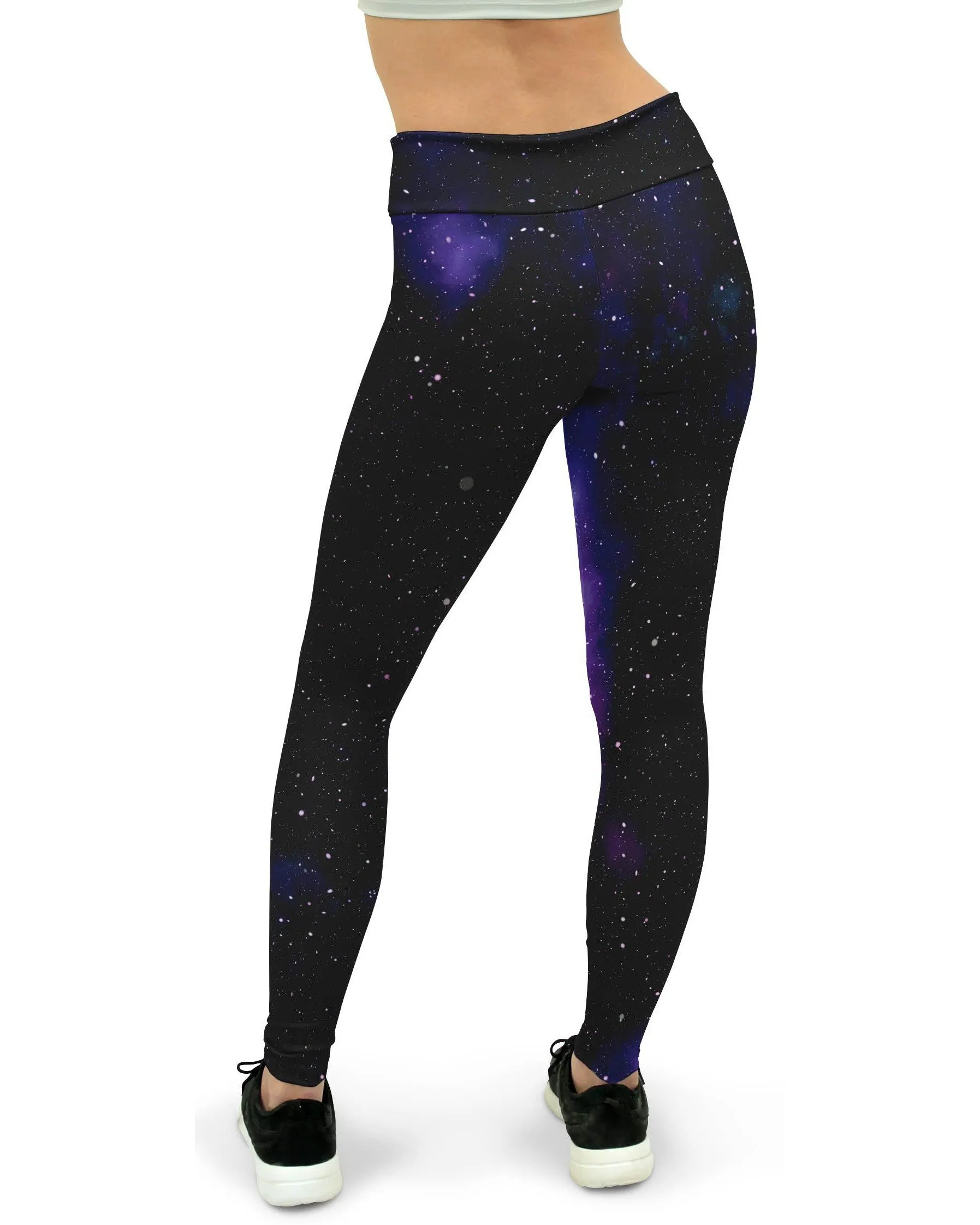 Purple Galaxy Yoga Pants