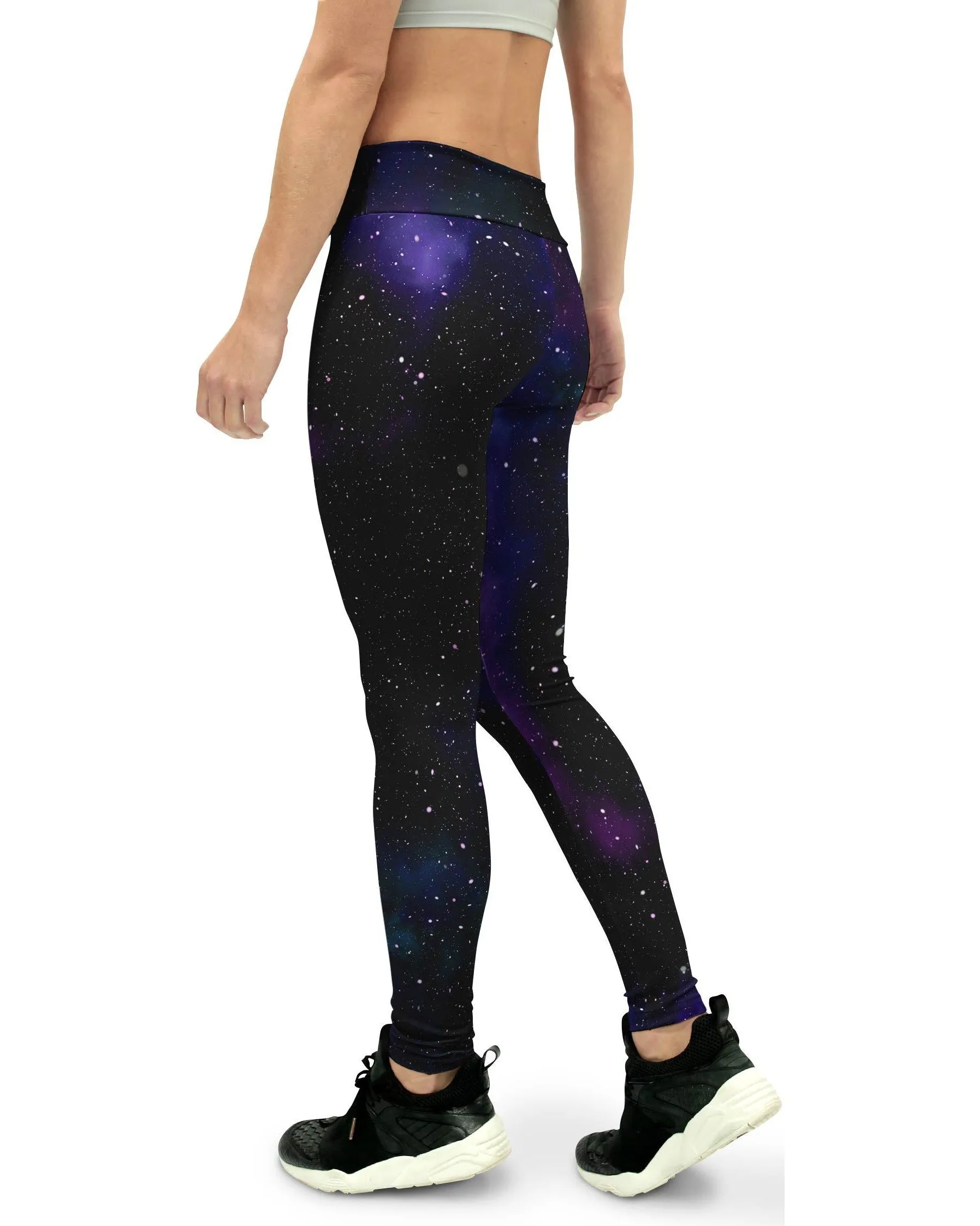 Purple Galaxy Yoga Pants