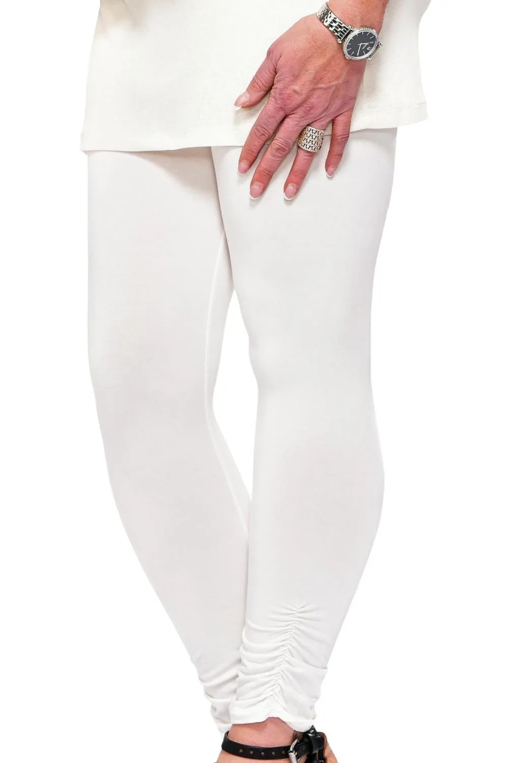 Rapz Bamboo Leggings, White (4623)