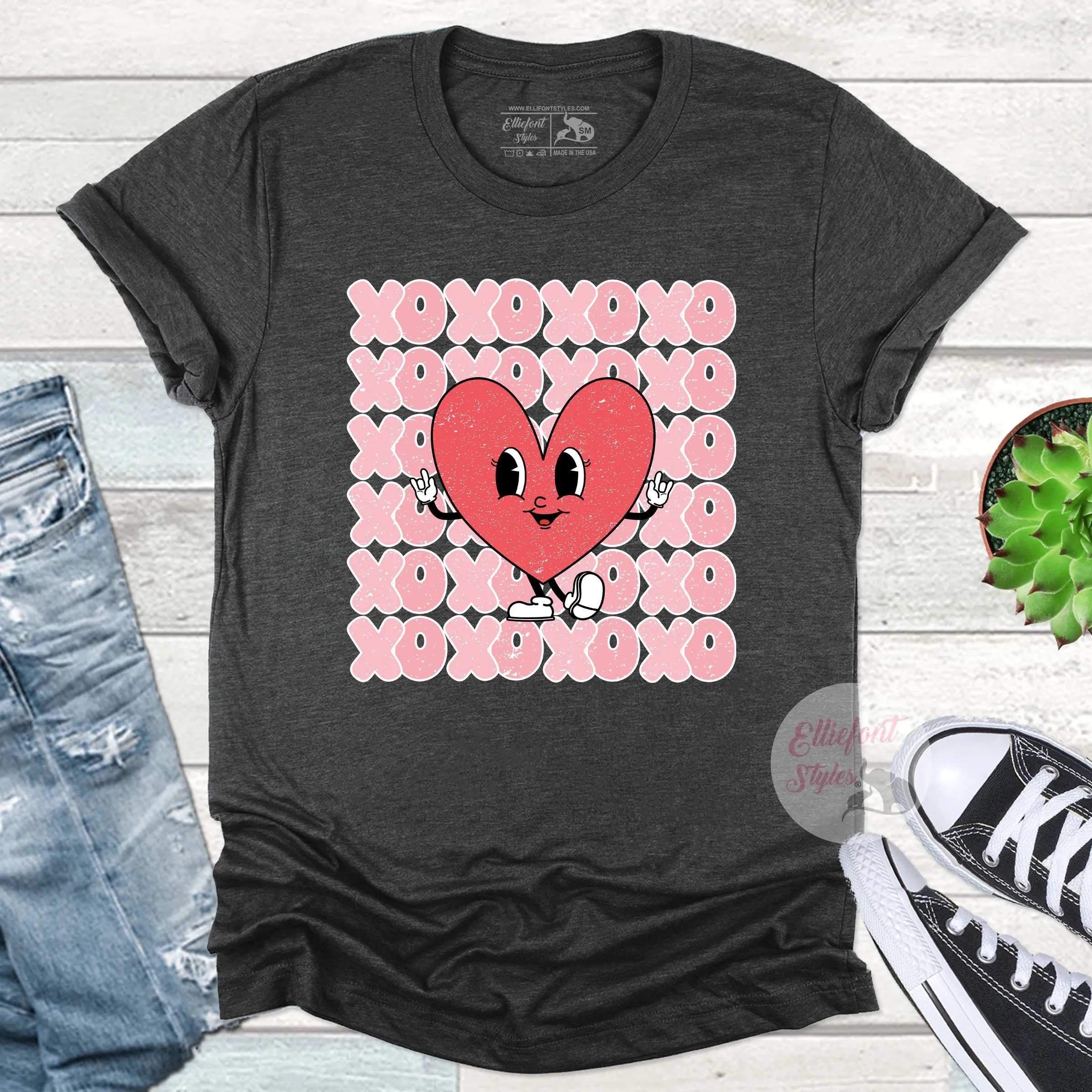 Retro XOXO Valentine's Day Shirt