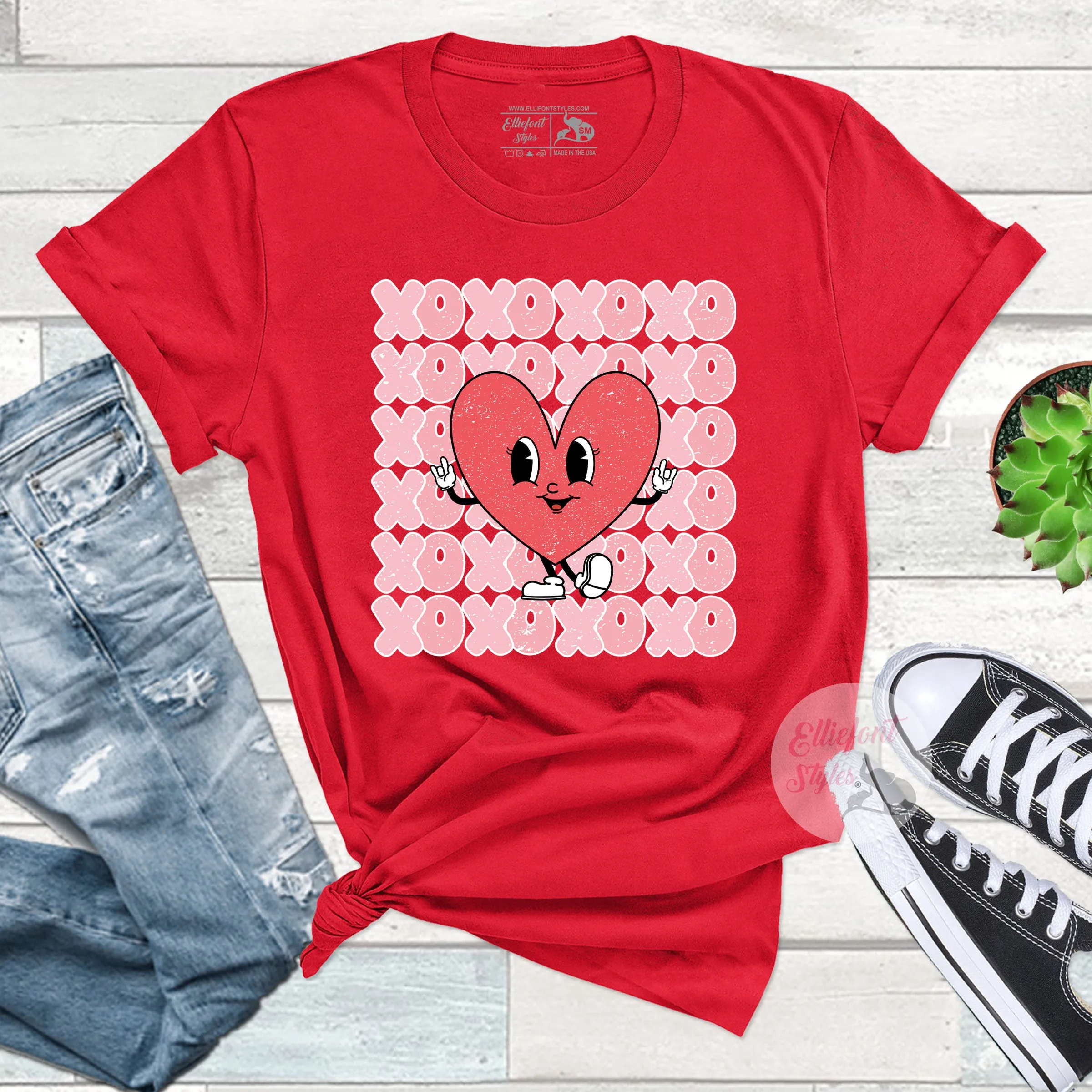 Retro XOXO Valentine's Day Shirt