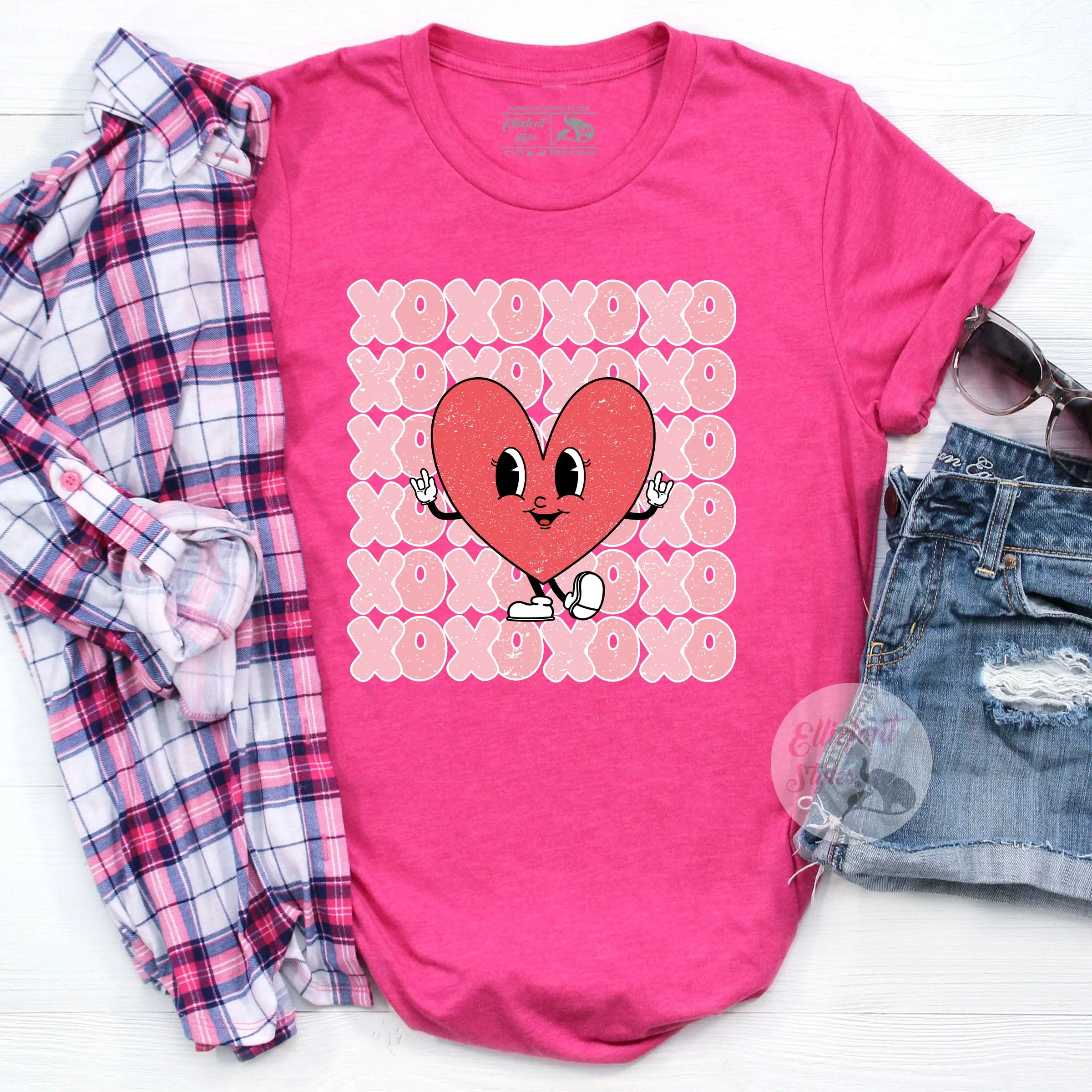 Retro XOXO Valentine's Day Shirt