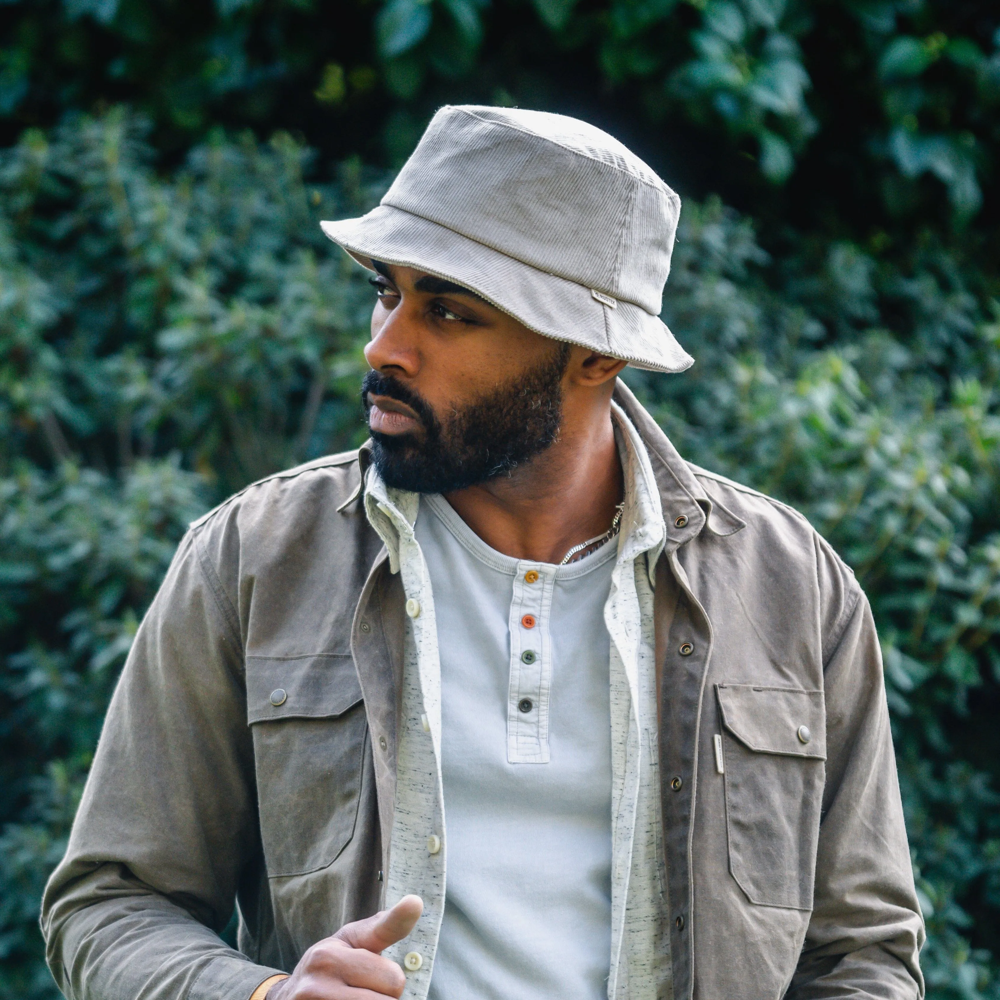 Rockaway Hemp Corduroy Bucket Hat | Beige