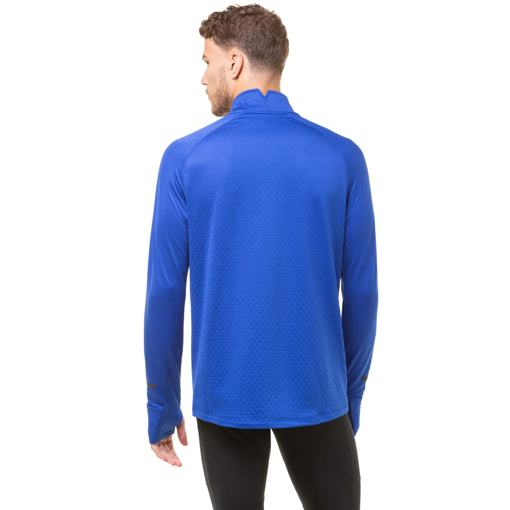 Ronhill | Men's Tech Prism 1/2 Zip Tee - Cobalt