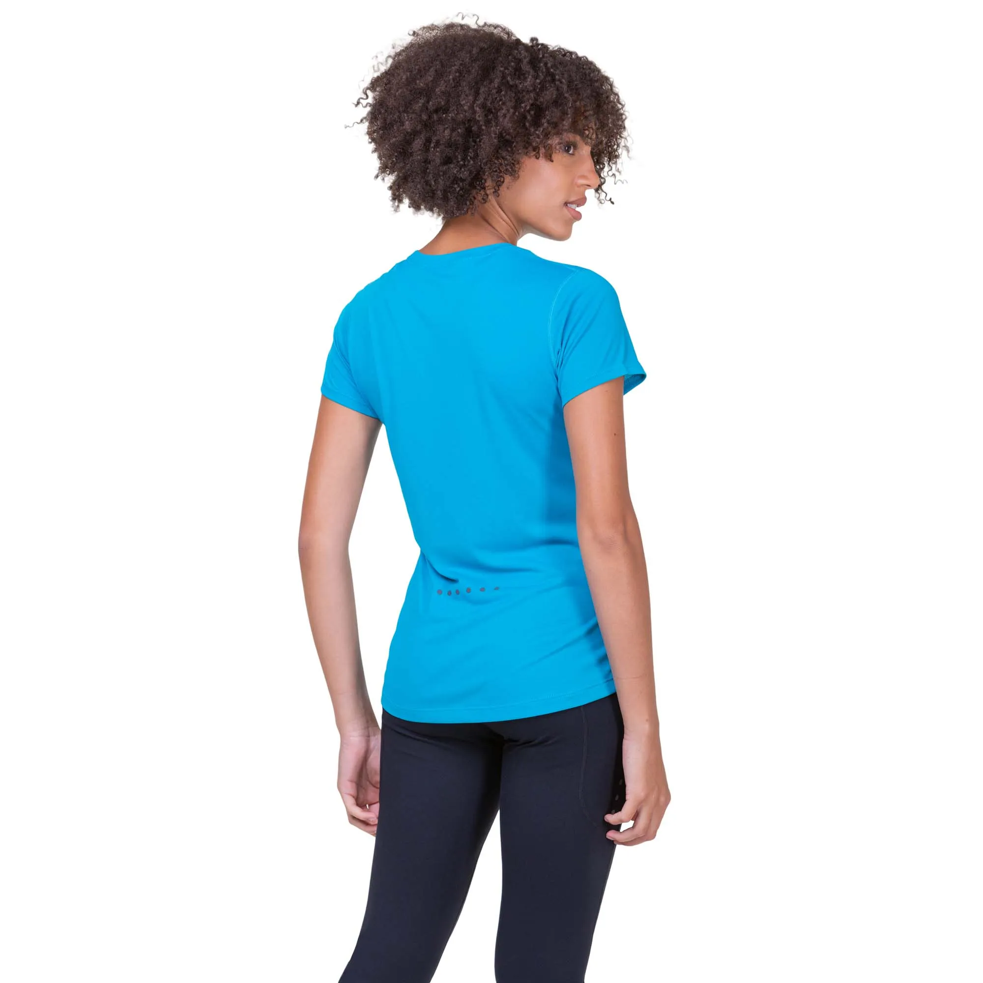 Ronhill | Women's Core S/S Tee - Azure/Bright White