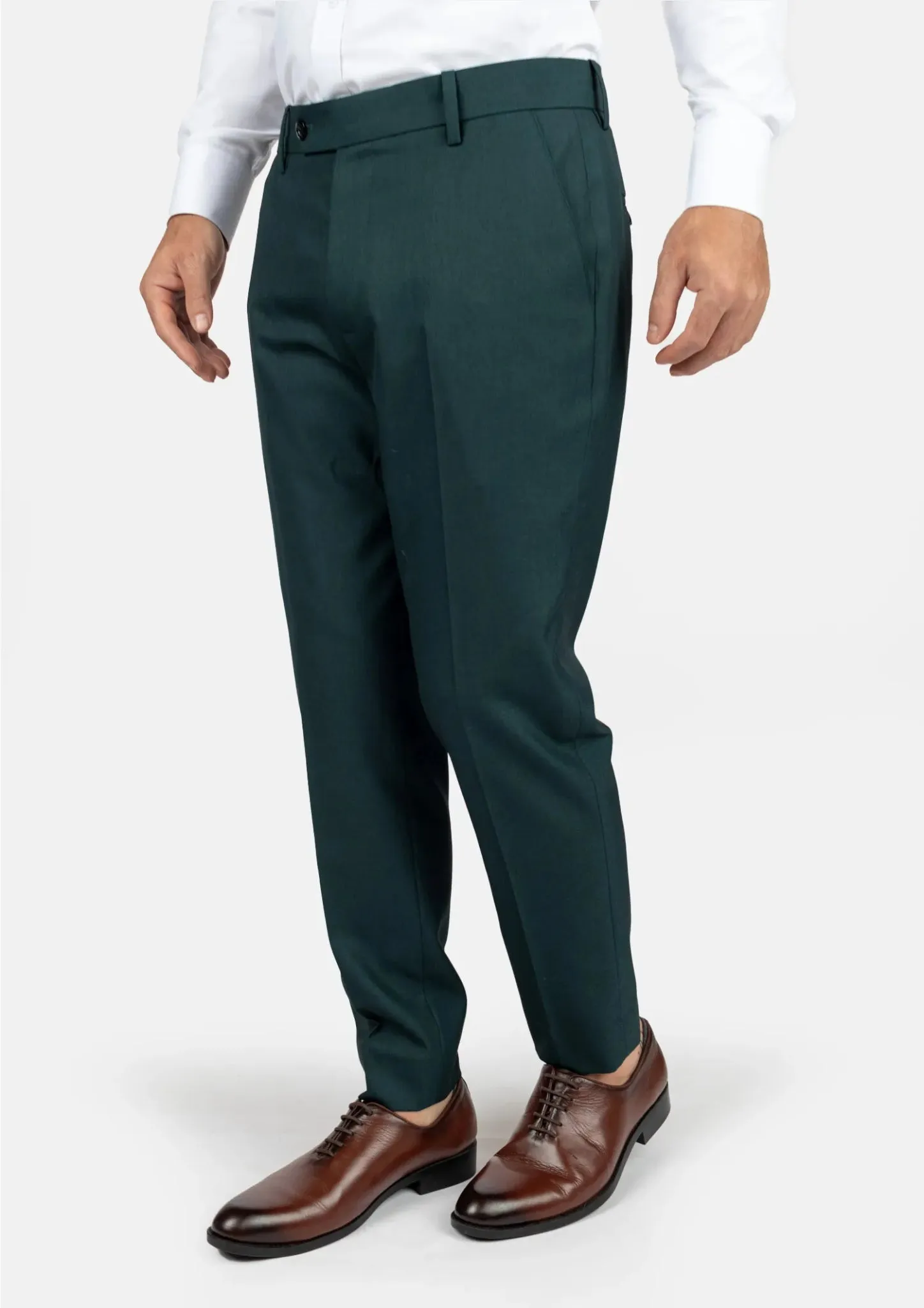 Sacramento Green Sharkskin Pants