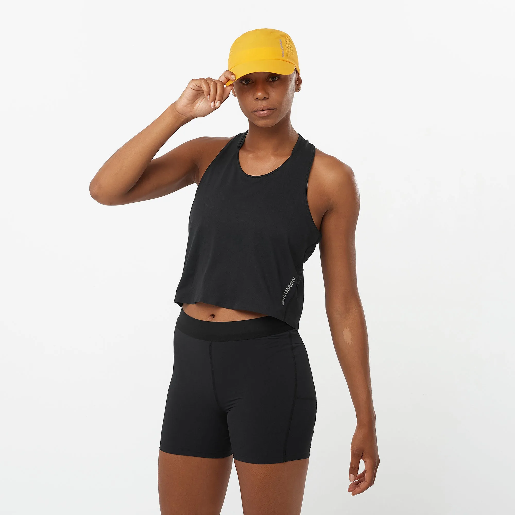 Salomon | Women's Aero Short Tank - Deep Black