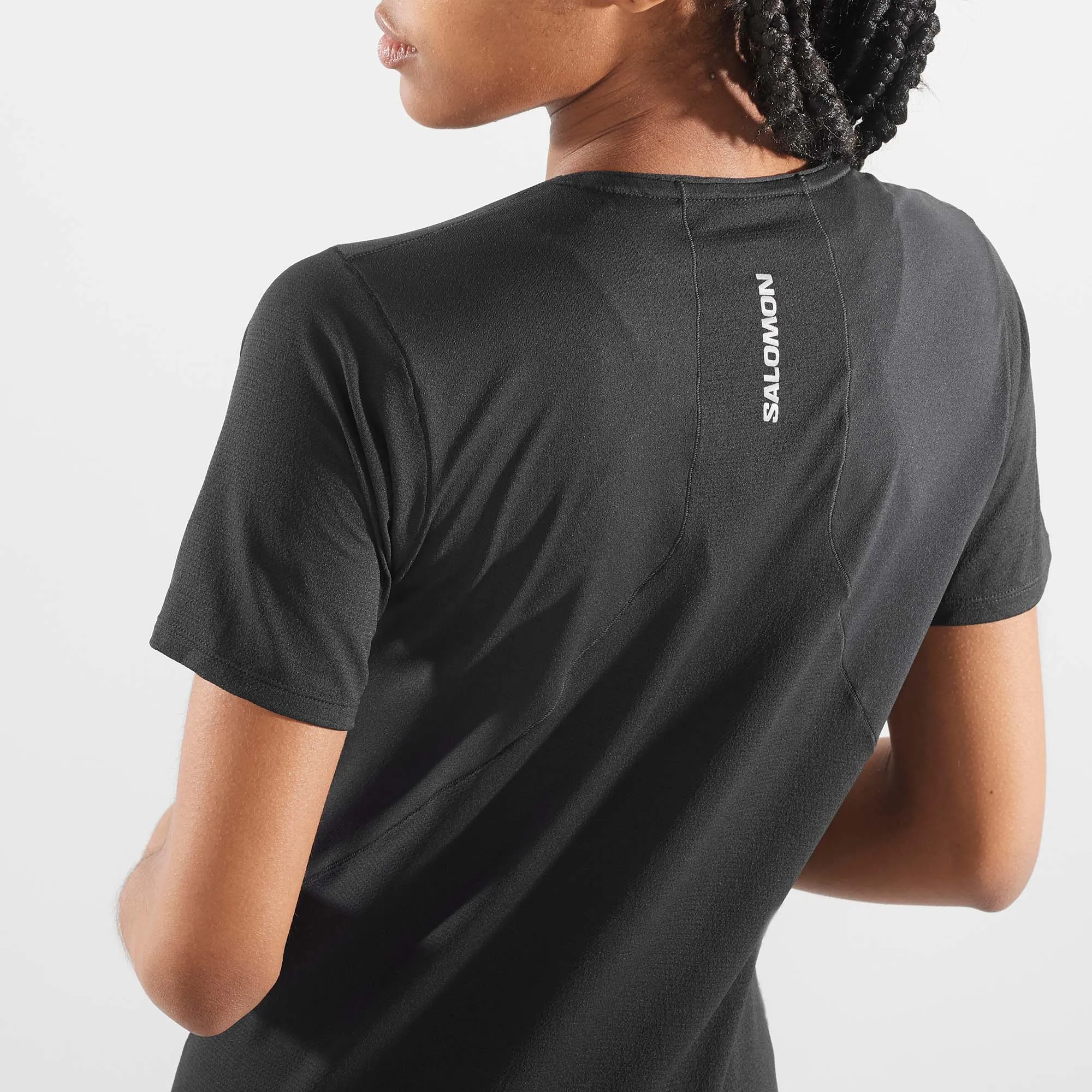 Salomon | Women's Sense Aero Short Sleeve T-Shirt - Deep Black