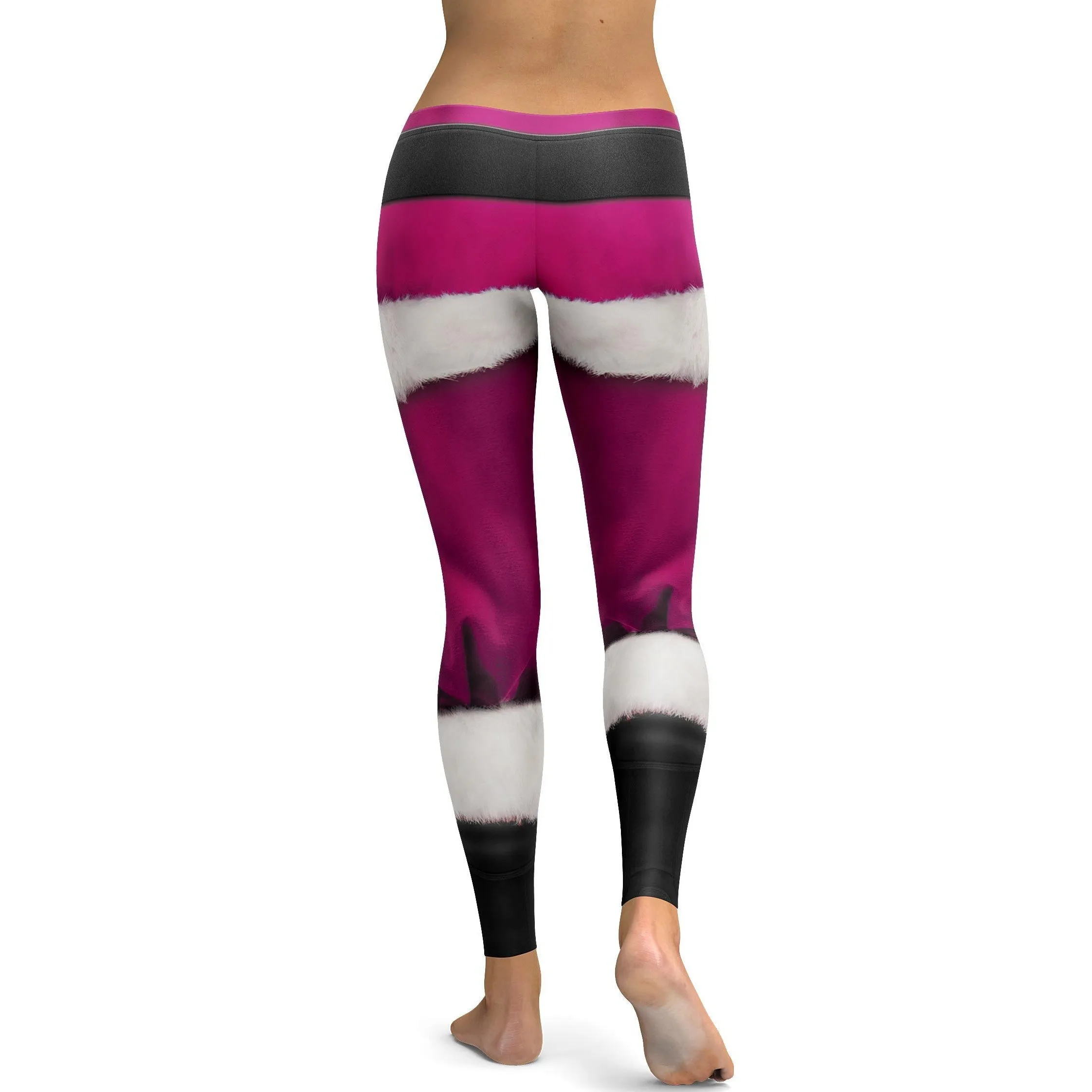 Santa's Pants Pink Leggings