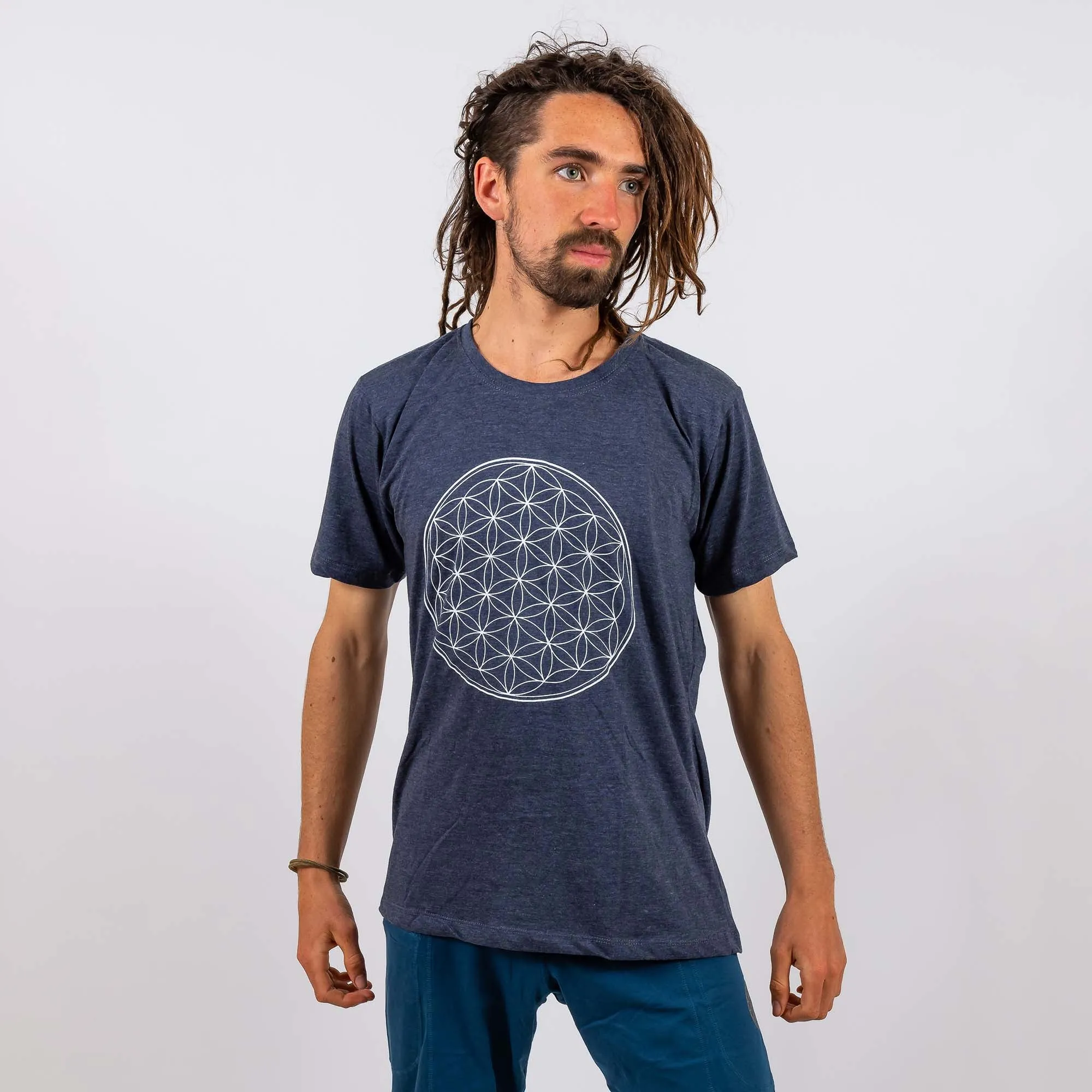 Shiva T-Shirt - Flower of Life Print