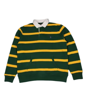 Striped Rugby Sweatshirt Grn/Gold