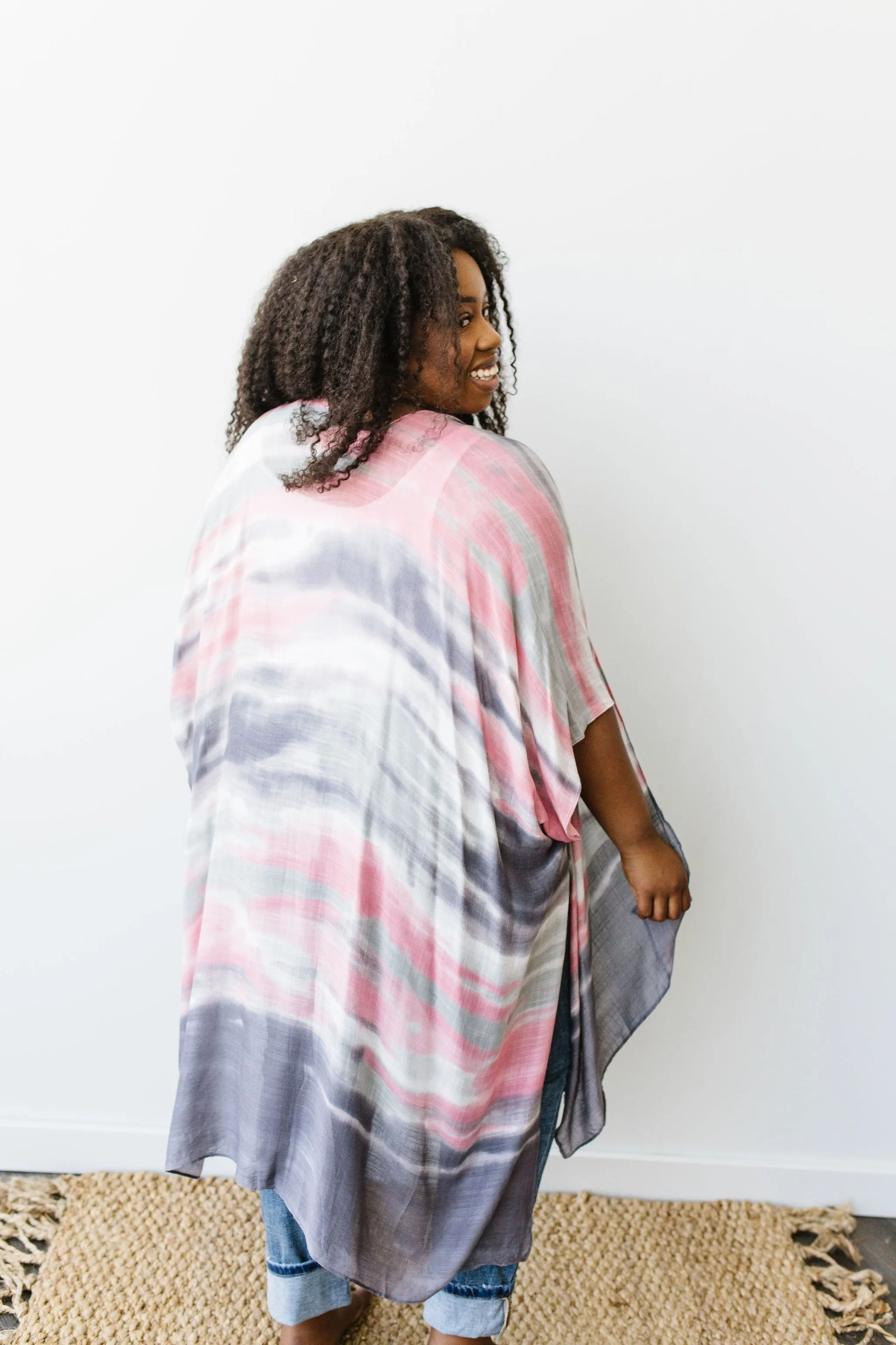 Sunset Streaked Kimono