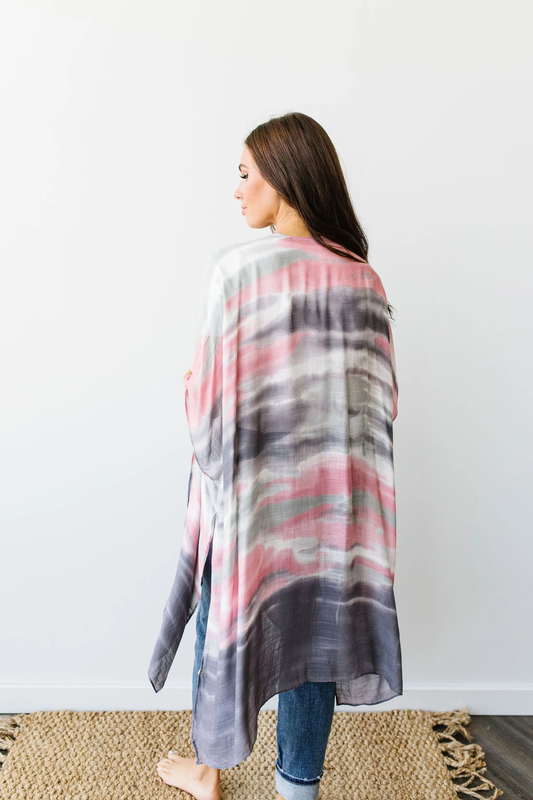 Sunset Streaked Kimono