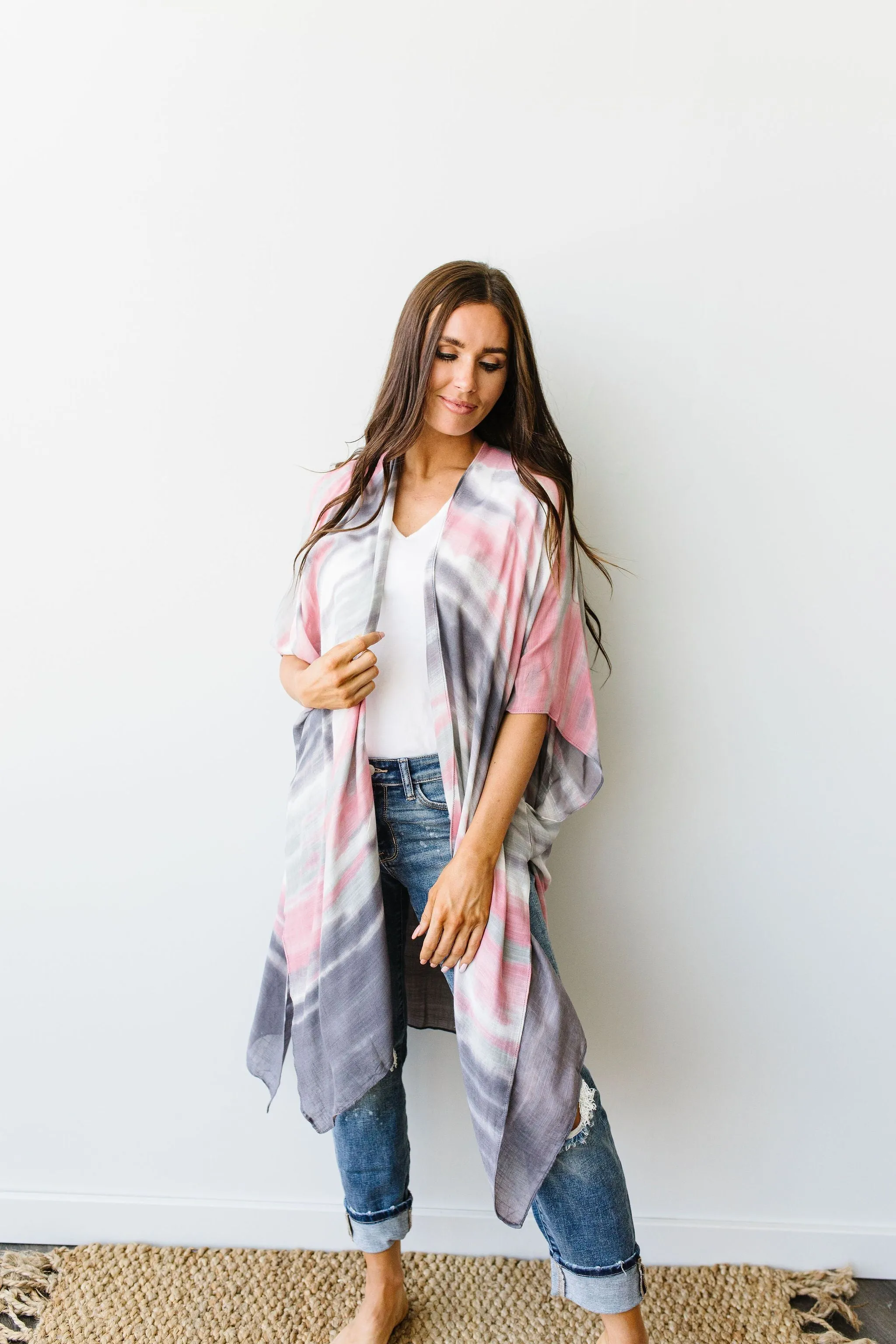 Sunset Streaked Kimono