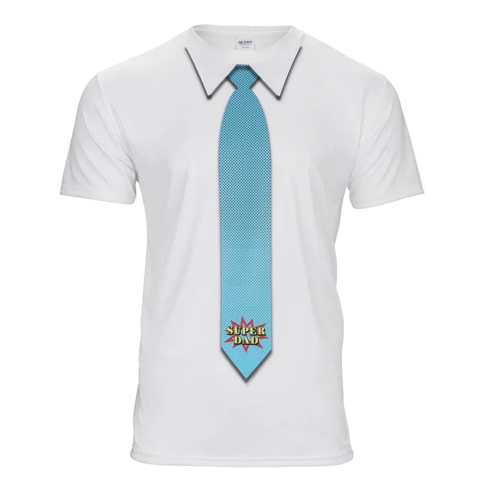 Super Dad Necktie T-Shirt