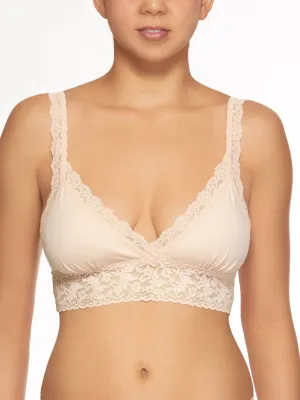 Supima Cotton Padded Bralette in Chai