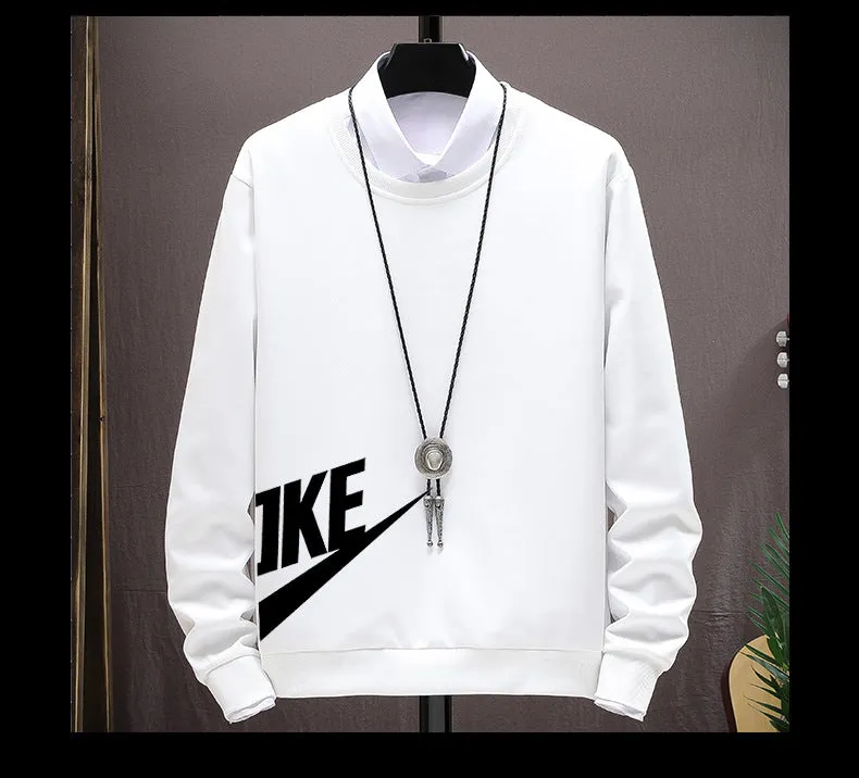 Sweatshirt INS Tops Loose Trendy Alphabets Long Sleeved T-Shirt Outerwear