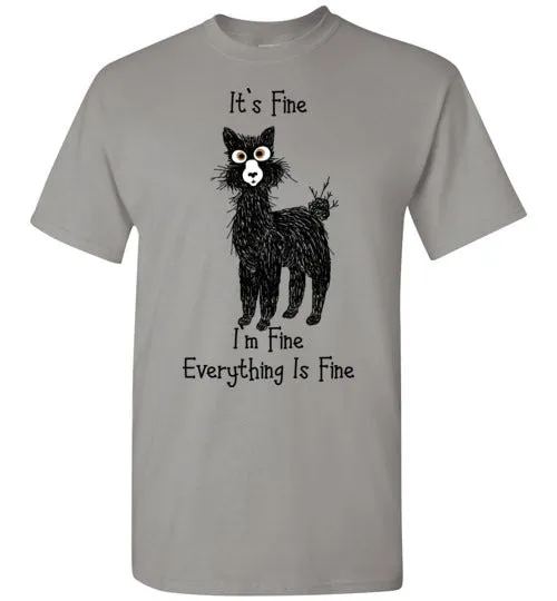 t-shirt: Alpaca I'm Fine Short-Sleeve