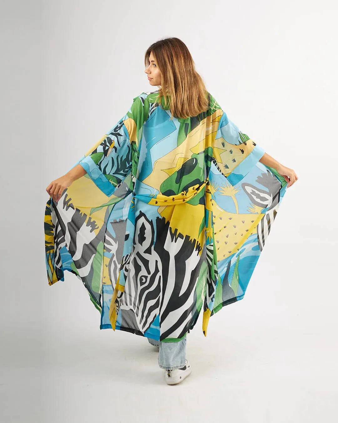 The Dazzle - Chiffon Kimono - The Makeovr