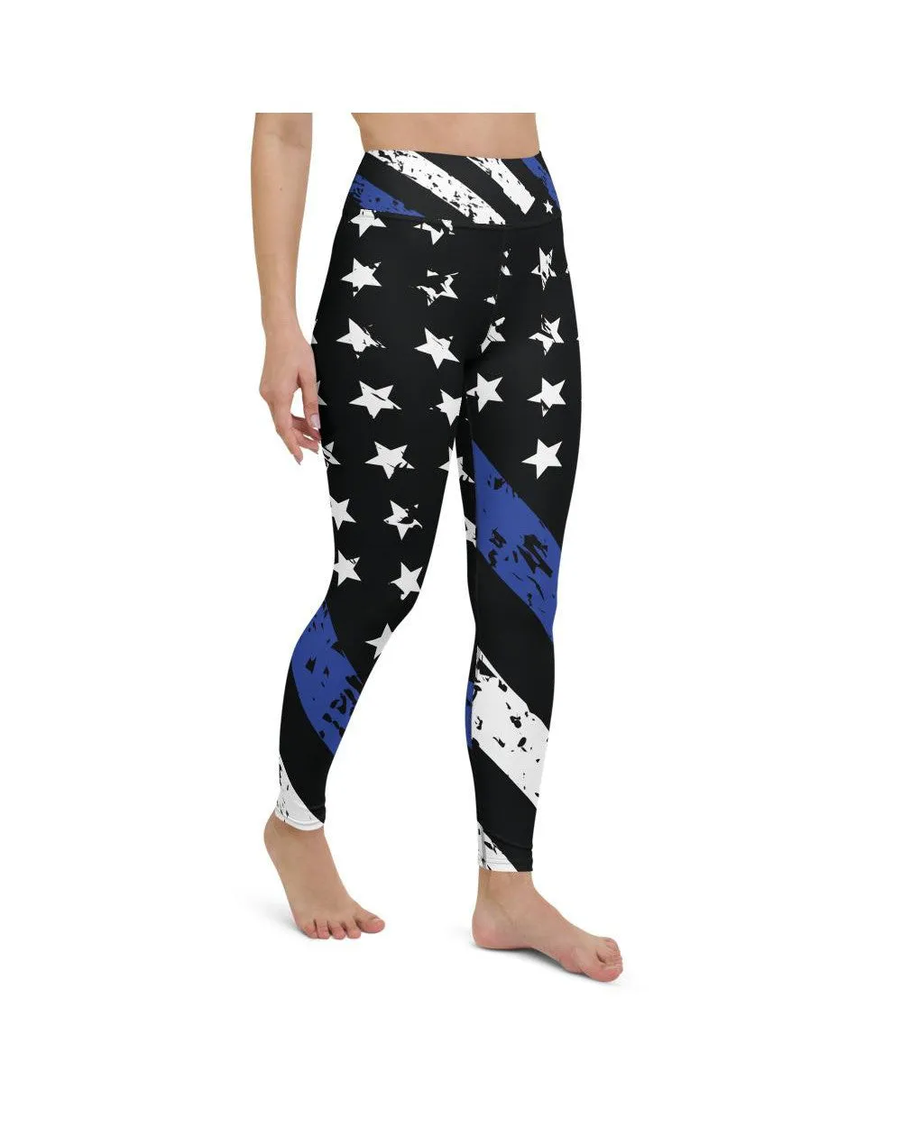 Thin Blue Line Yoga Pants