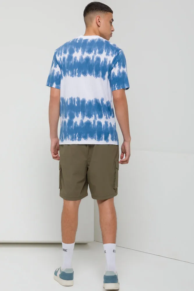 Tie Dye Fashion Tee Navy