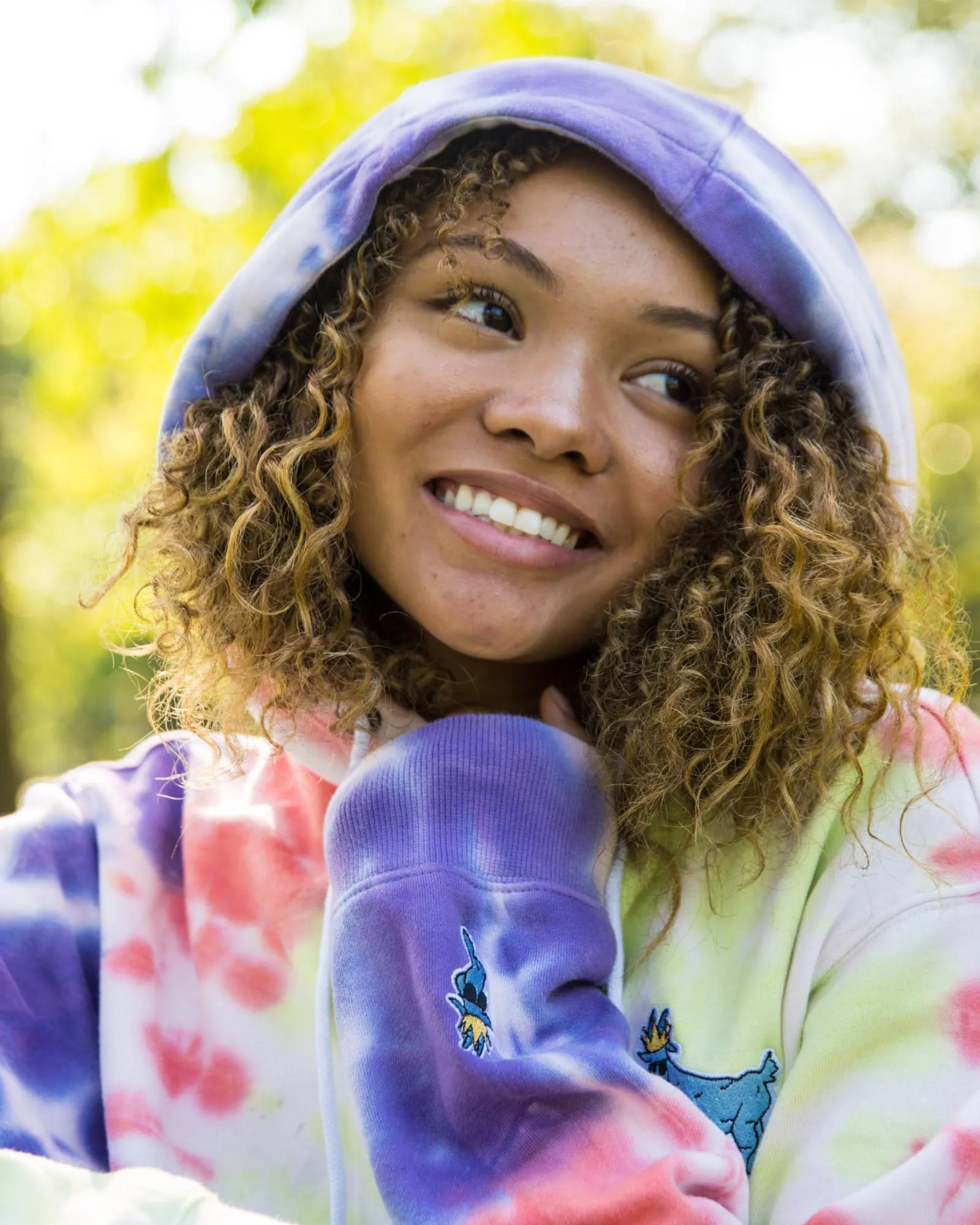 Tie-Dye Hooded Sweatshirt