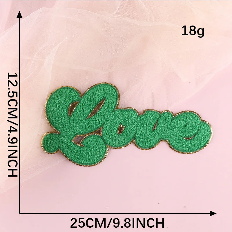 TikTok Trending Chenille Letter Patch for Sweatshirt