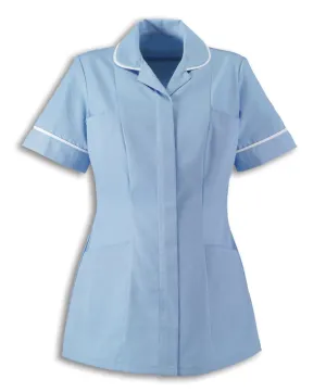 Traditional Nurses Tunic with Contemporary Cut - Pale Blue