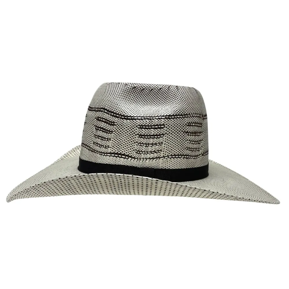 Trail Boss | Mens Open Crown Bangora Straw Cowboy Hat