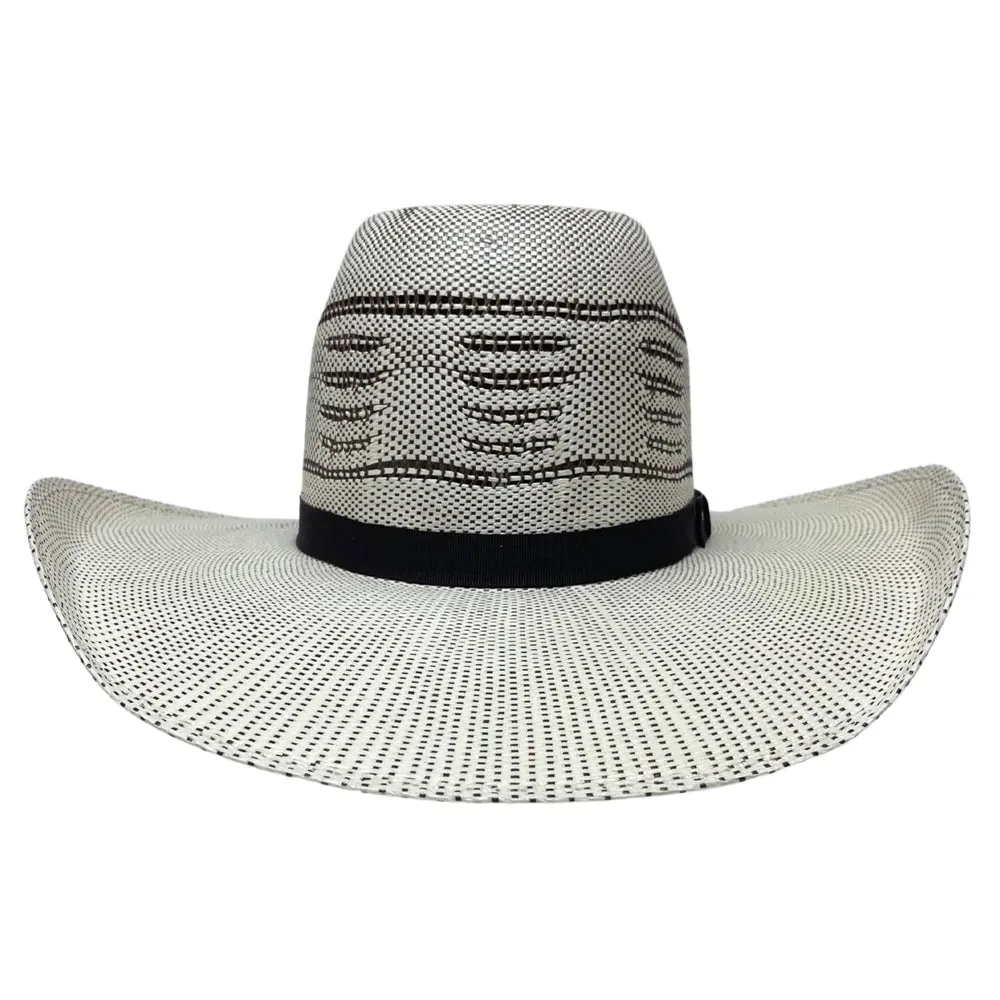 Trail Boss | Mens Open Crown Bangora Straw Cowboy Hat