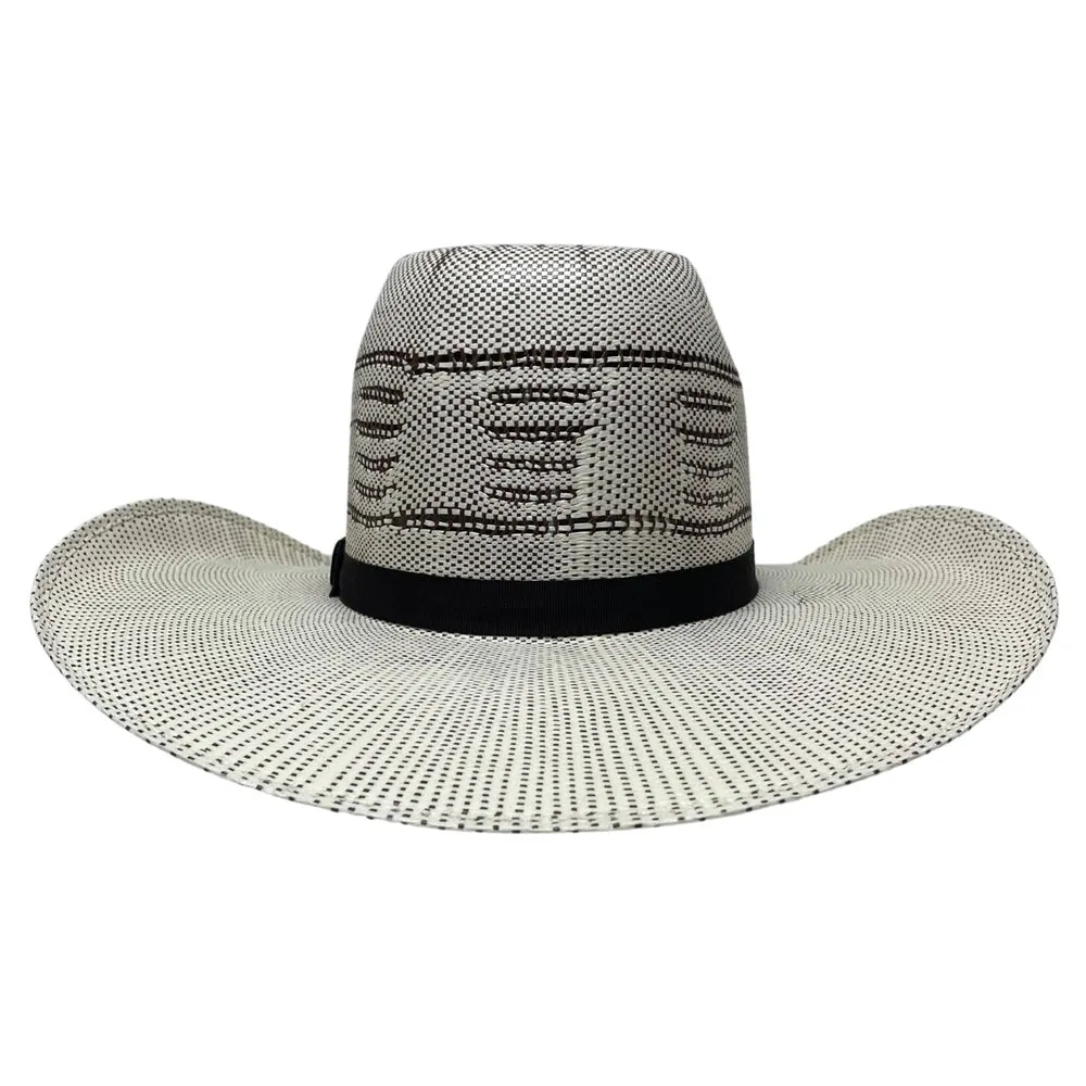 Trail Boss | Mens Open Crown Bangora Straw Cowboy Hat