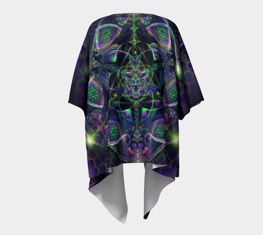 Trance Nectar Draped Kimono