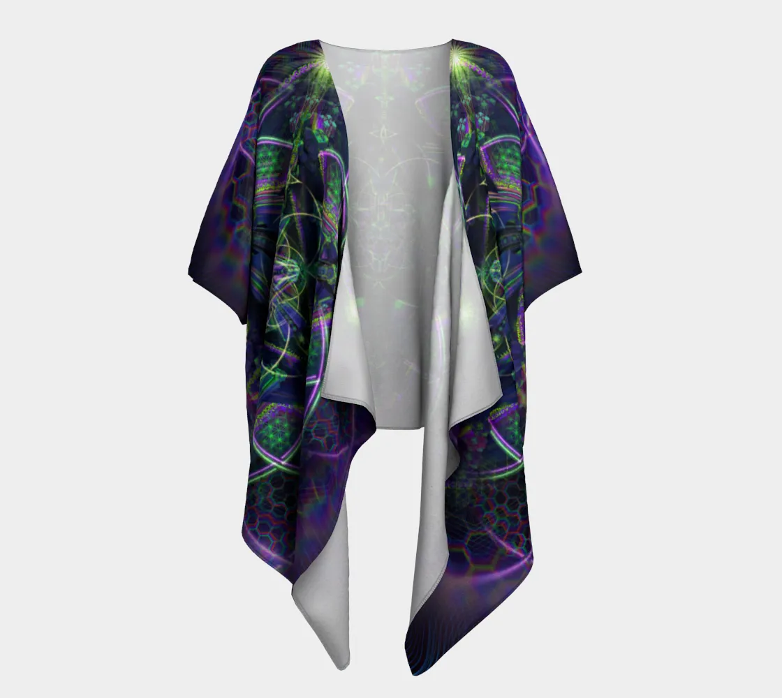 Trance Nectar Draped Kimono