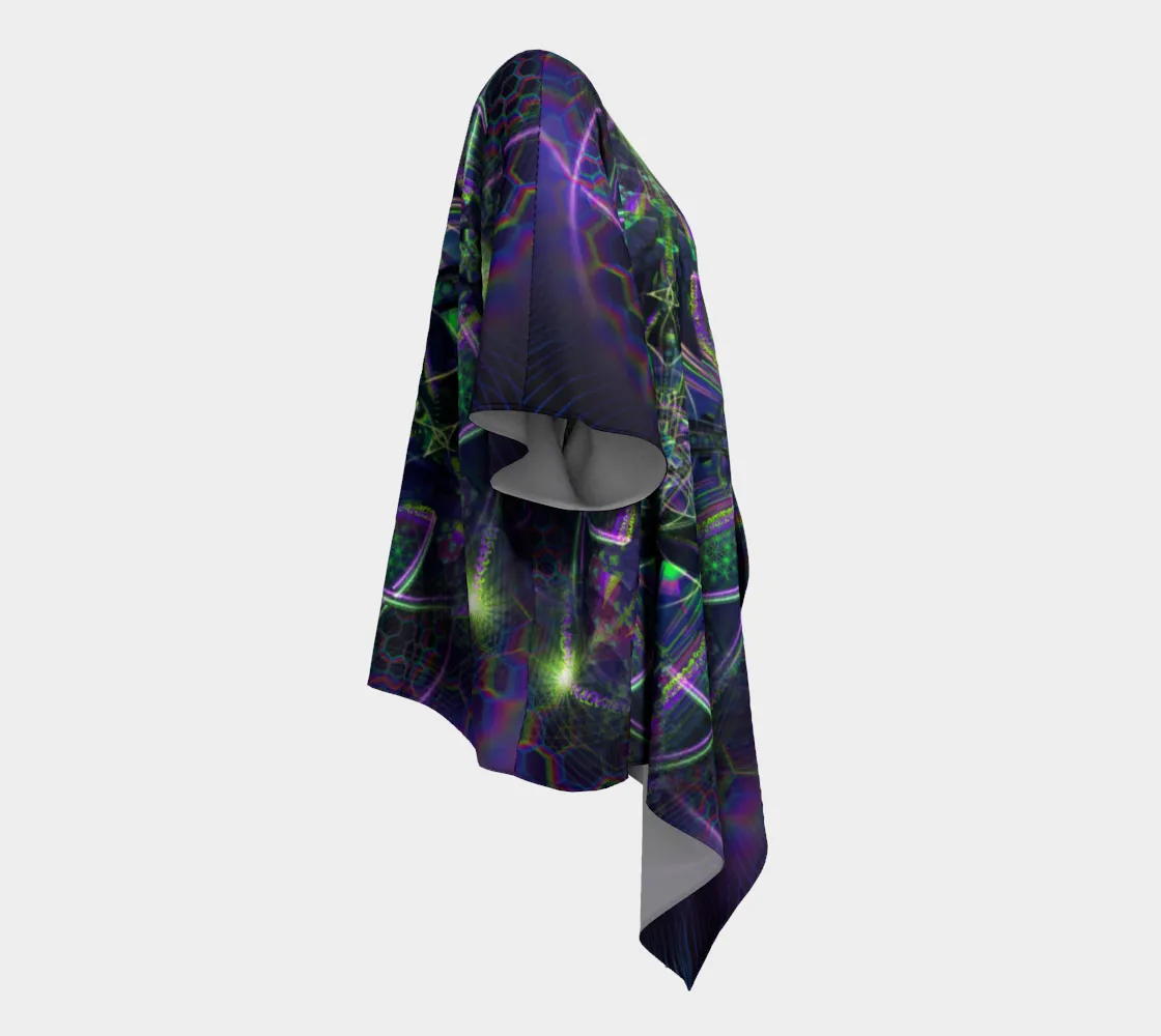 Trance Nectar Draped Kimono