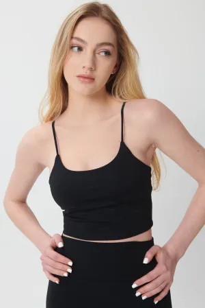 Ultra-Soft Scoop-Neck Tank - Black