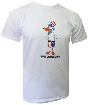 WebUndies Americana SS Logo Uncle Duck Tee Shirt