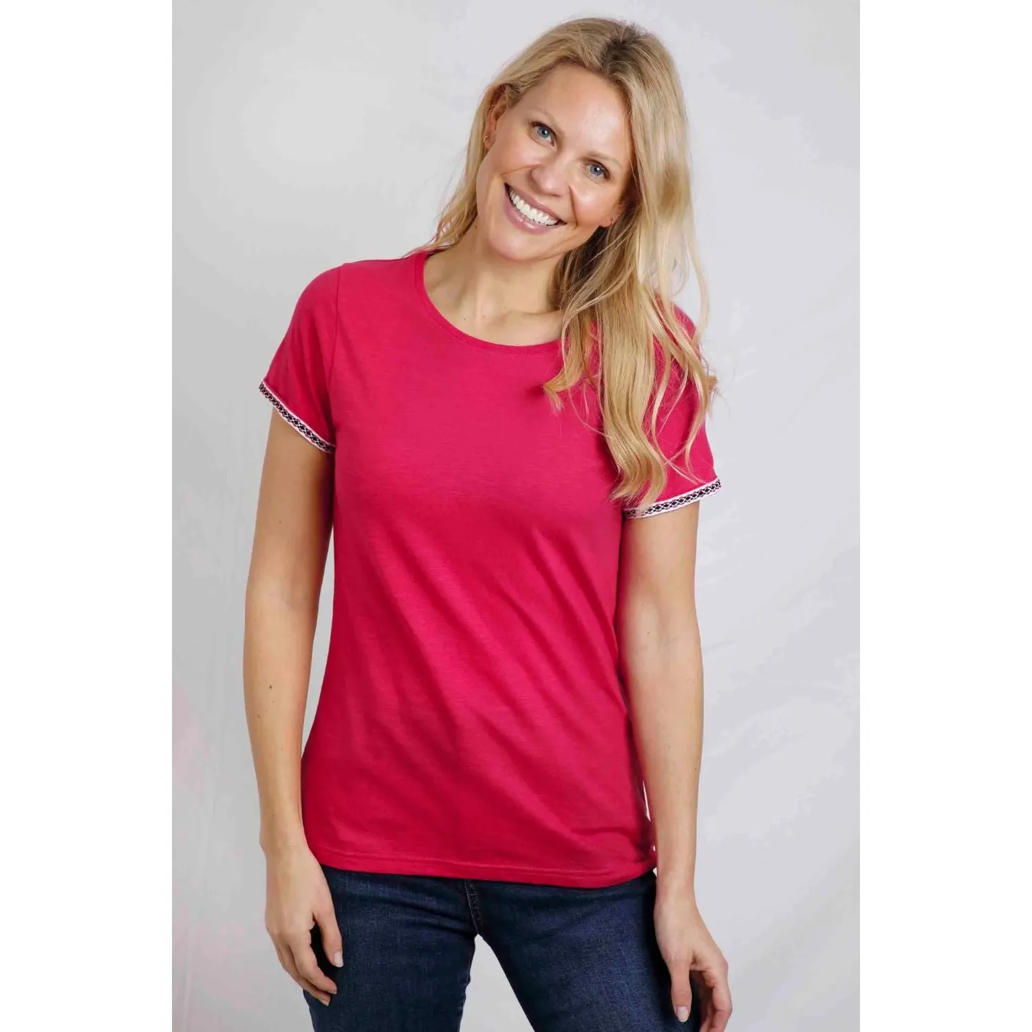 Weird Fish 12 Hot Pink Teya Outfitter Cotton T-Shirt