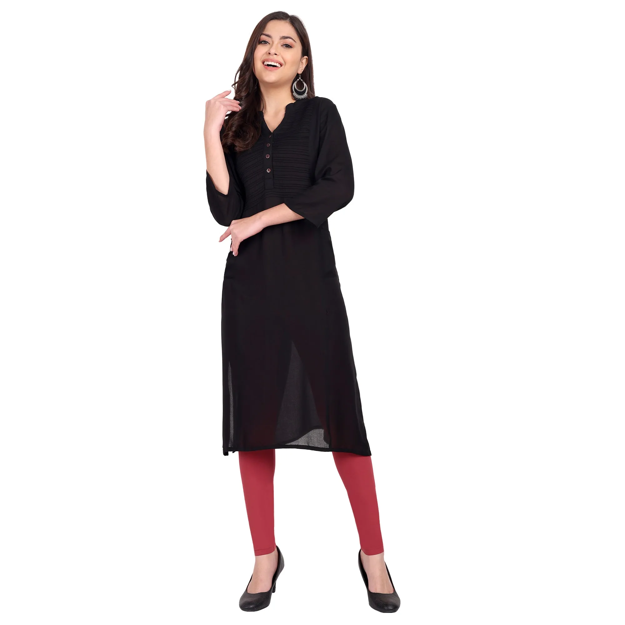 Women Powder Breathable Long Length Legging