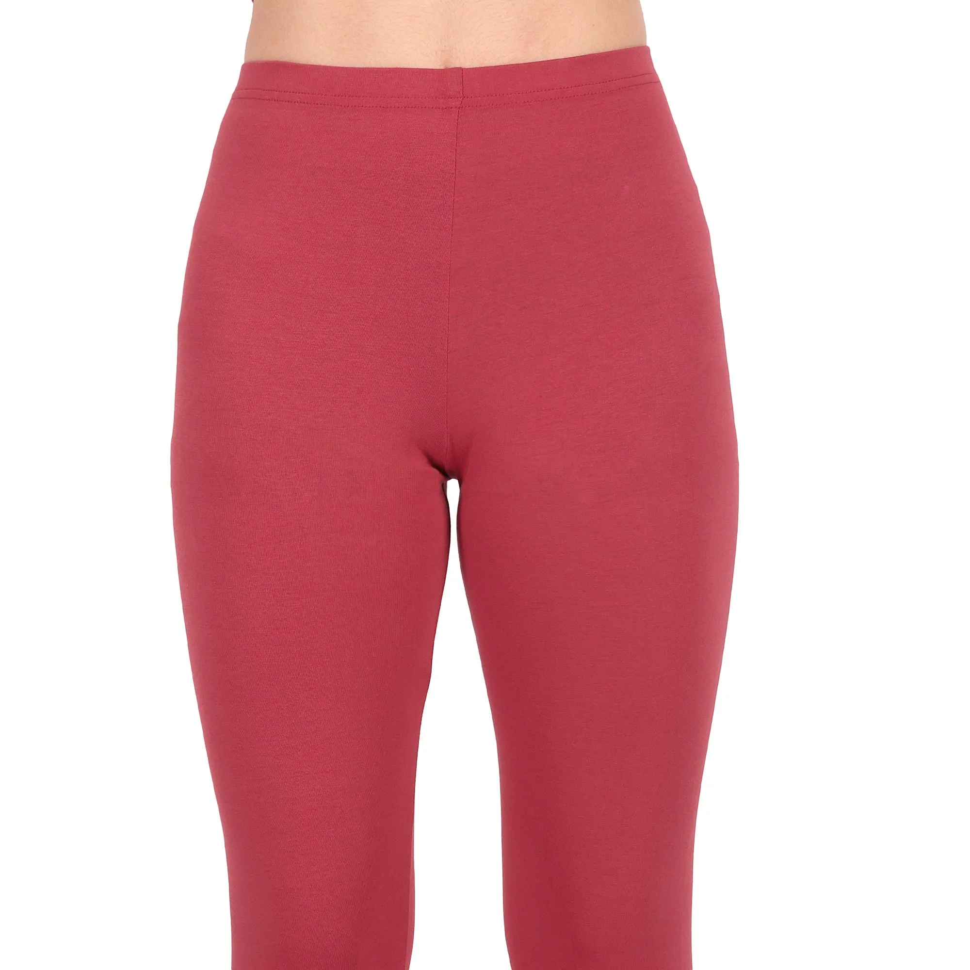 Women Powder Breathable Long Length Legging